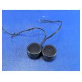 Black Audio Speaker Tweeter Pair