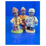 Firefighter and Paramedic Figurine Set