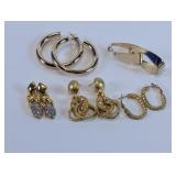 Gold Tone Earrings Assortment