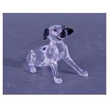 Swarovski Crystal Playing Dalmatian Dog Figurine