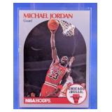 1990 NBA HOOPS HOF MICHAEL JORDAN CARD