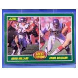 1989 SCORE MILLARD/DOLEMAN GREAT COMBO CARD