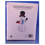 7ft Holiday Time Snowman Inflatable Outdoor Decor