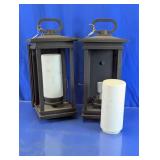 Outdoor Wall Lanterns Pair