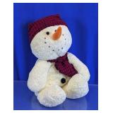 Plush Snowman Holiday Decor