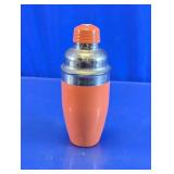 Coral Metal Cocktail Shaker
