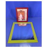 16-In Wall Mirror & Framed Print