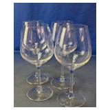Clear Glass Wine Glasses Set