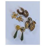 Gold Tone Earrings Assortment