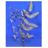 Metal Botanical Fern Wall Art Sculpture