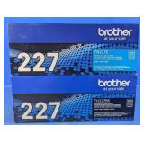 Brother TN227 Cyan & Black Toner Cartridge Set