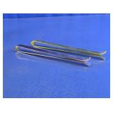 Vintage Slide-On Metal Tie Bar Clips