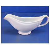 White Glass Gravy Boat