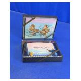 Thank You Note Card and Envelope Set Pair