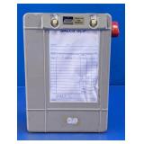 Vtg NCBS Portable Metal Form Register Box