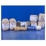 Mixed Yarn and Crochet Thread Assortment