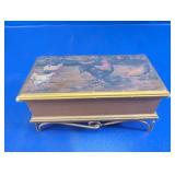 Decorative Wooden Rooster Keepsake Box