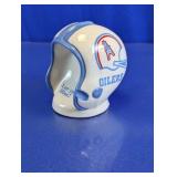 Houston Oilers Football Helmet Coin Bank Figurine