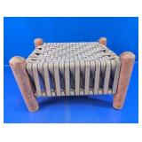 Miniature Woven Charpoy Cot Bed Stool