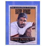 INSERT CARD HOBBY PREDICTOR BARRY BONDS