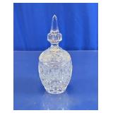 Clear Glass Lidded Sugar Bowl