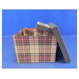 Plaid Pattern Storage & Gift Boxes