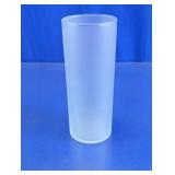 Frosted Glass Cylinder Vase