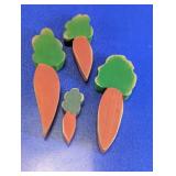 Wooden Carrot Decorations