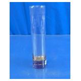 Clear Cylindrical Glass Bud Vase