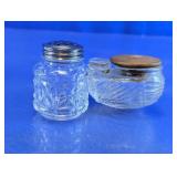 Glass Salt Shaker & Bird Feeder Set