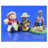 Raggedy Ann & Country Miniature Figurines