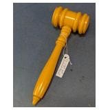 Vtg Butterscotch Bakelite 5 3/4" Gavel