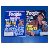 People Weekly Princess Diana & John Denver Issues