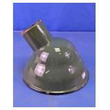 Vintage Green Enamel Angled Industrial Light