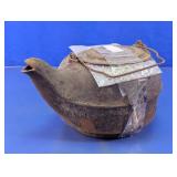 Antique Cast Iron Hearth Tea Kettle