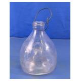 Vintage Glass Fly Wasp Trap Bottle