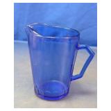 Cobalt Blue Glass Pitcher