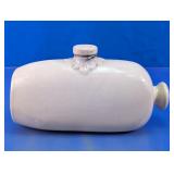 Vtg Milk Glass Bed Warmer Hot Water Bottle
