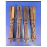 Vintage Turned Wood Furniture Legs Lot