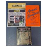 Military-Themed Books & Navy Magnet Set