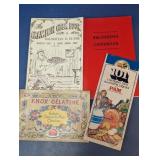 Vtg Cooking Ephemera Books & Pamphlets