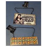 Duck Dynasty Hanging Signs Set