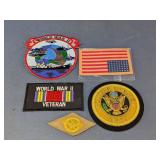 World War II & U.S. Military Patch Assortment