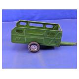 Vintage Metal Farm Toy Tractor Trailer