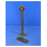 Vtg Metal Cobbler Shoemaker Stand