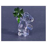 Swarovski Kris Bear Lucky Charm Figurine
