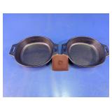 Pampered Chef 5.5 Inch Cast Iron Skillet Set