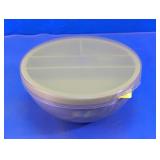 Plastic Lidded Salad Cutting Bowl