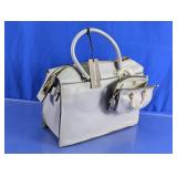 La Terre Fashion Light Blue Structured Handbag