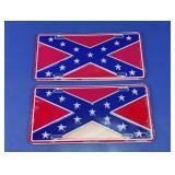 Confederate Flag Novelty License Plates